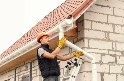 Pose et remplacement de gouttières à Couleuvre